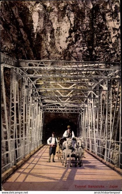 CPA Jajce Bosnien Herzegowina, Tunnel Banjaluka