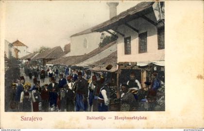 CPA Sarajevo Bosnien Herzegowina, Hauptmarktplatz