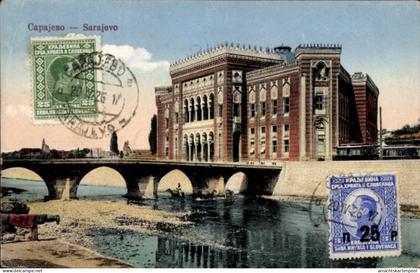 CPA Sarajevo Bosnien Herzegowina, Teilansicht, Brücke