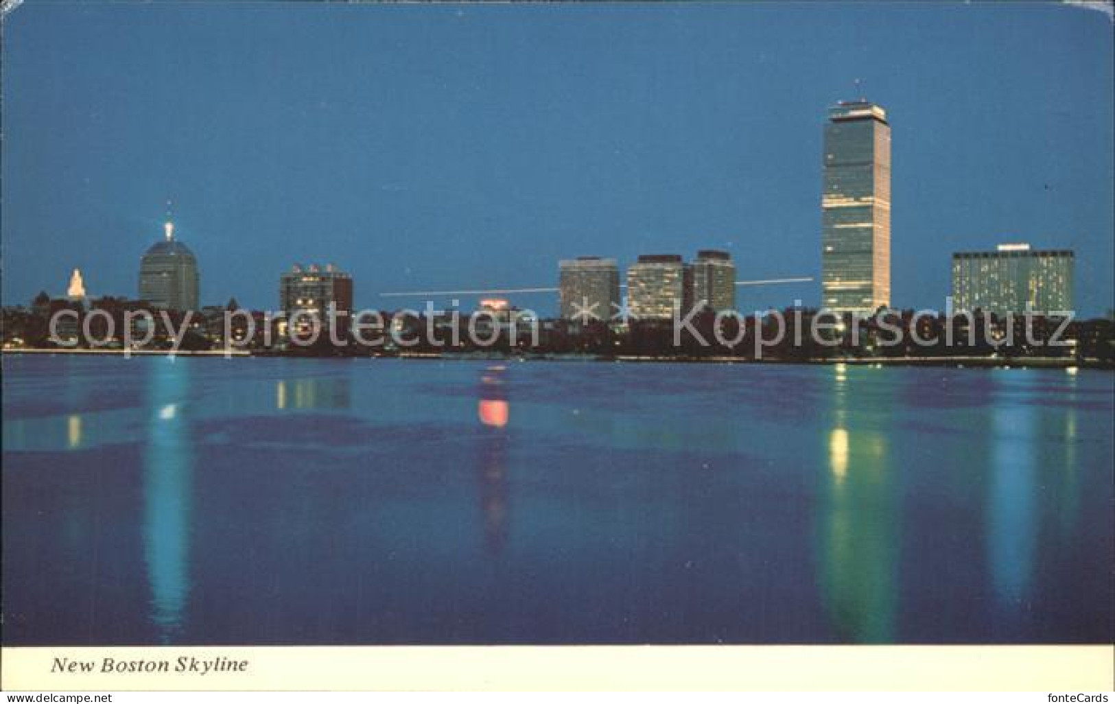 Boston Massachusetts New Boston Skyline