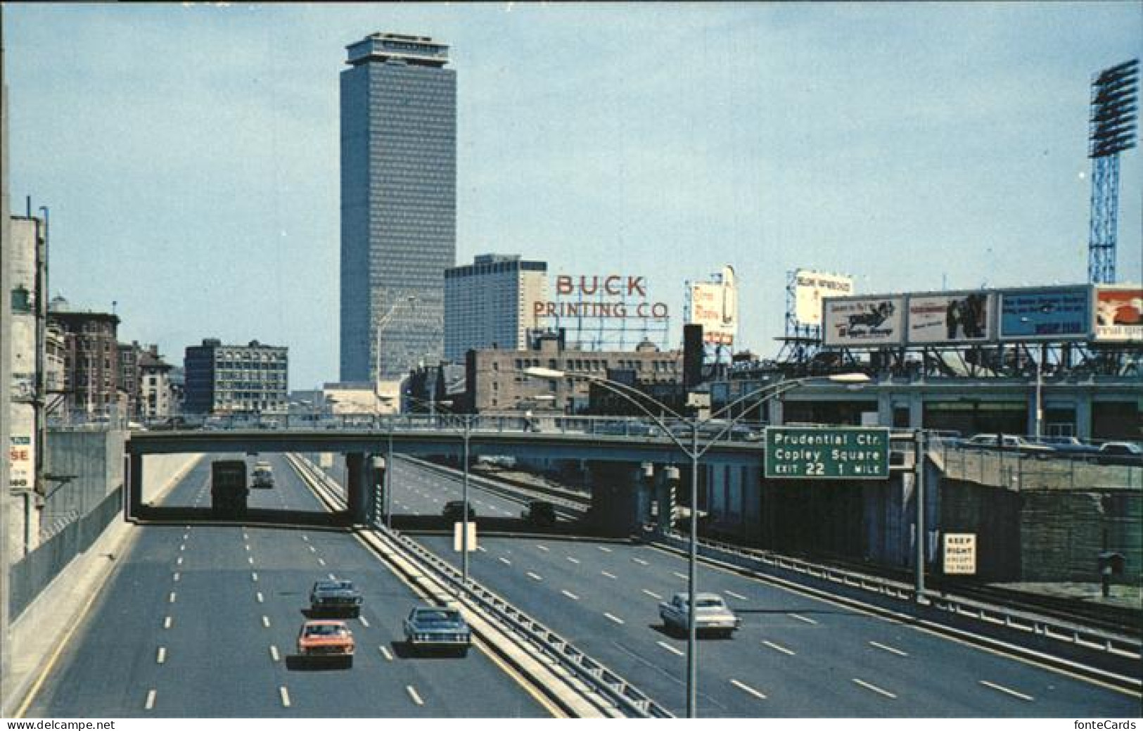 Boston Massachusetts Prudential Center Massachusetts Turnpike Kenmore Square
