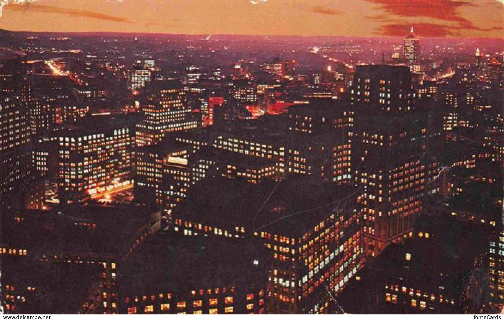 BOSTON  Massachusetts USA Downtown Boston at Twilight