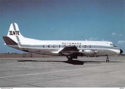 BOTSWANA Air Botswana Vickers Viscount 756 A2-ZEL c/n 374 Vickers-Armstrong Johannesburg 1970 (2 scans) N°36 \MP7111