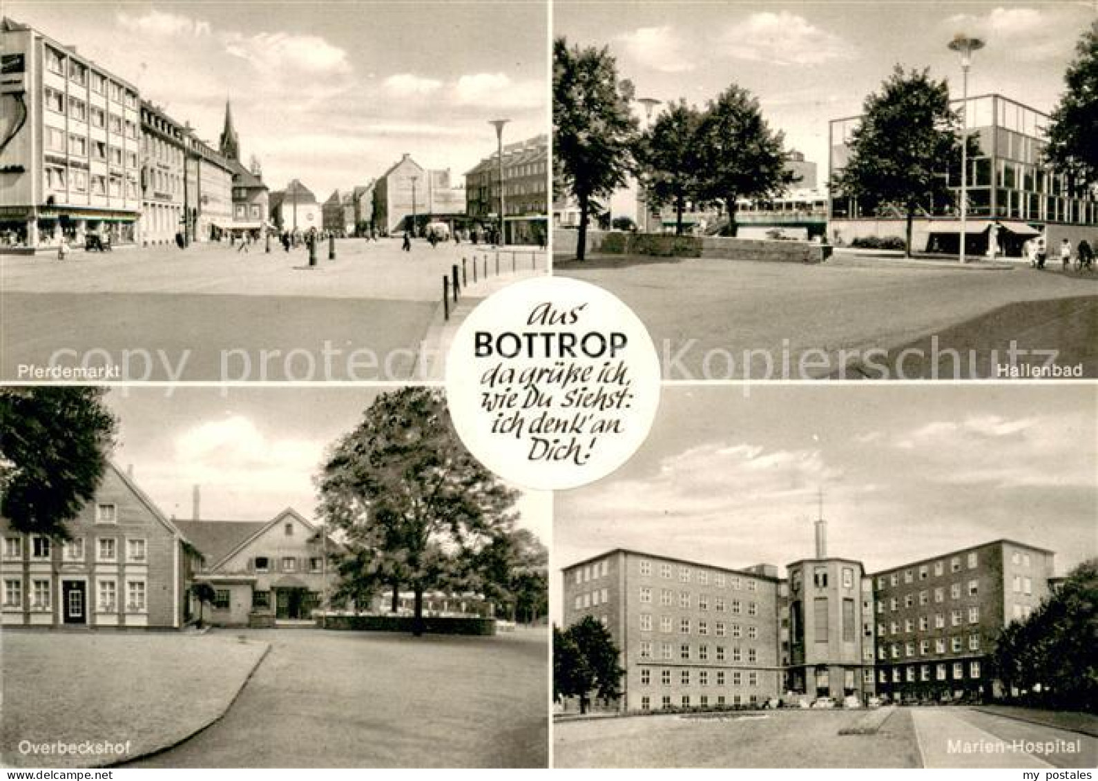Bottrop Pferdemarkt Hallenbad Overbeckshof Marienhospital