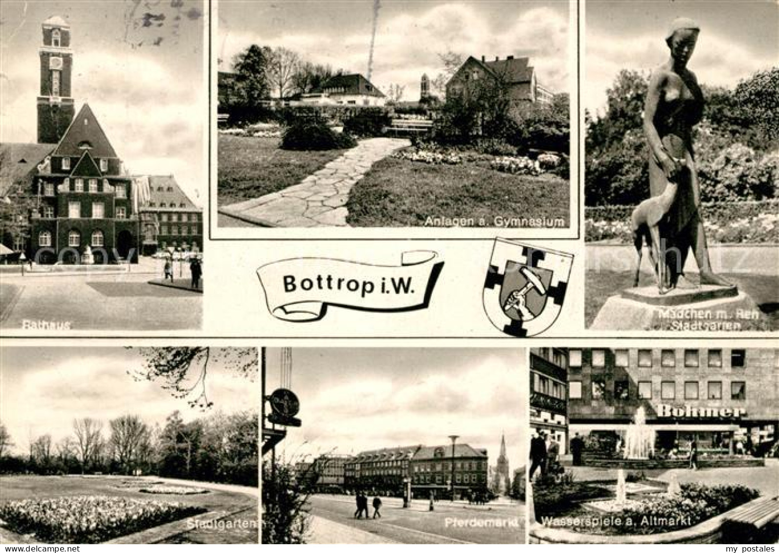 Bottrop Rathaus Altmarkt Pfardemarkt