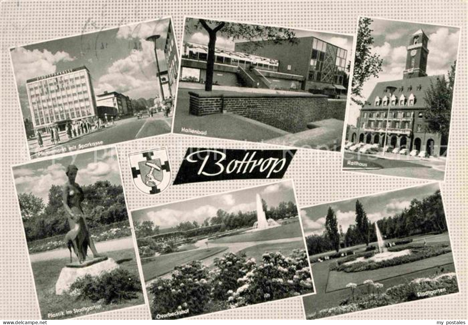 Bottrop Rathaus Stadtgarten Hallenbad