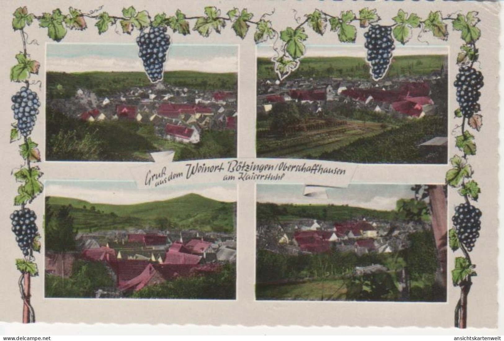 Bötzingen Panorama Mehrbildkarte gl1968 #82.955