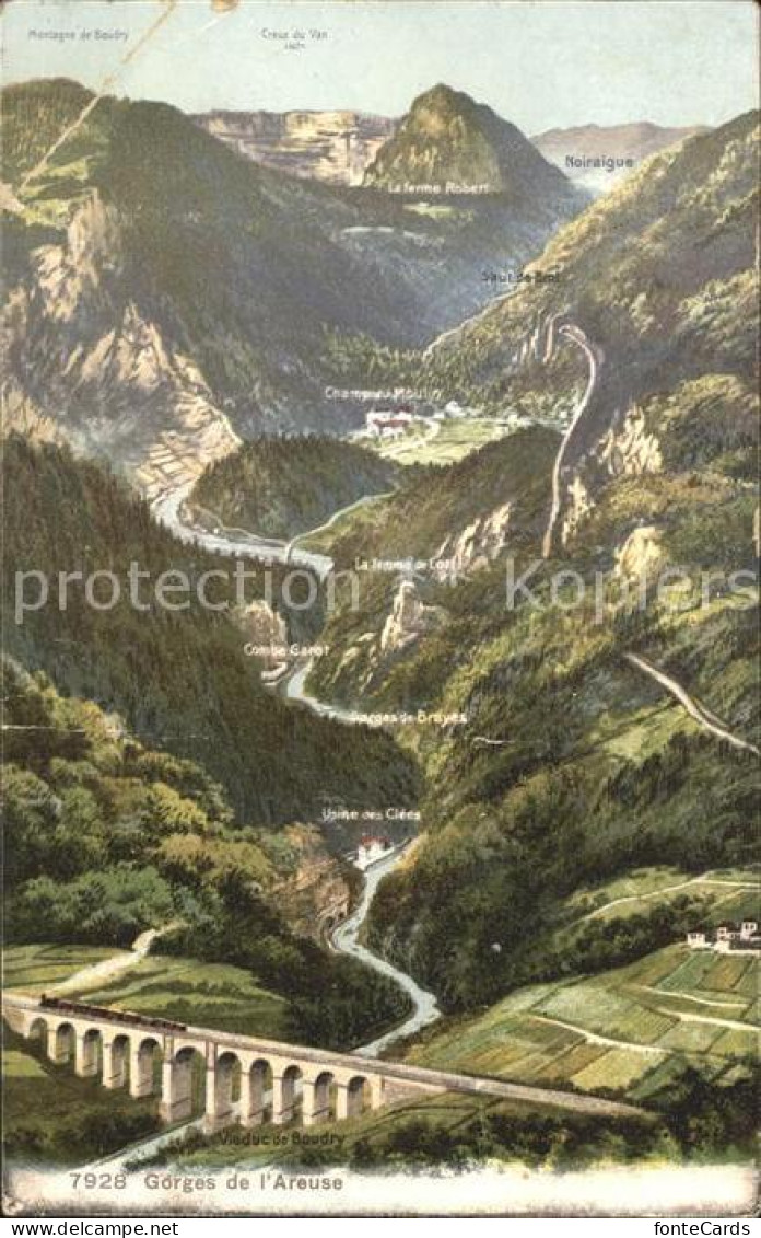 Boudry Gorges de l'Areuse Viaduc