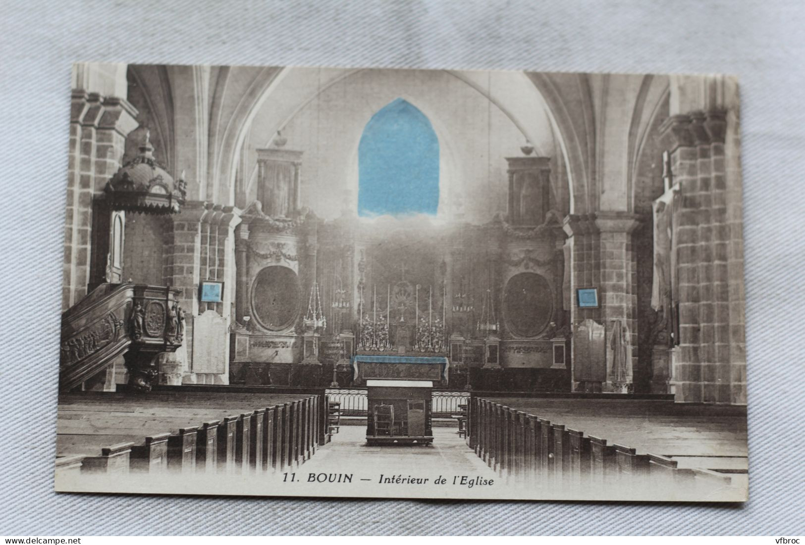 Bouin, intérieur de l'église, Vendée 85