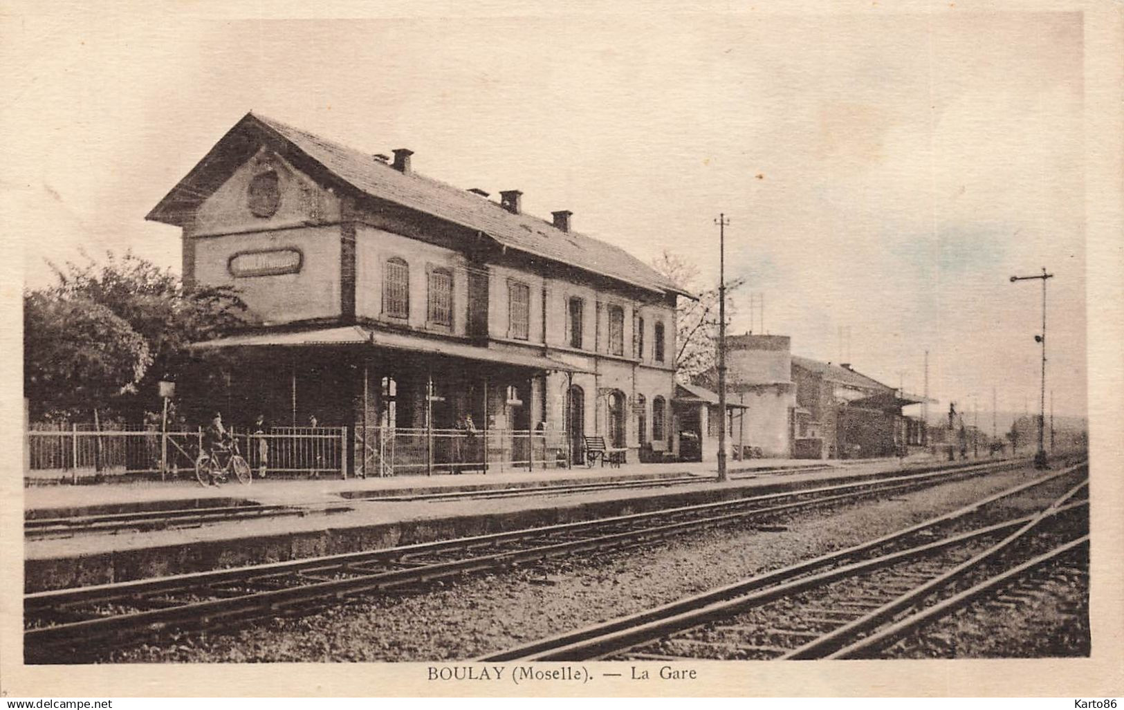 boulay * la gare * ligne chemin de fer moselle