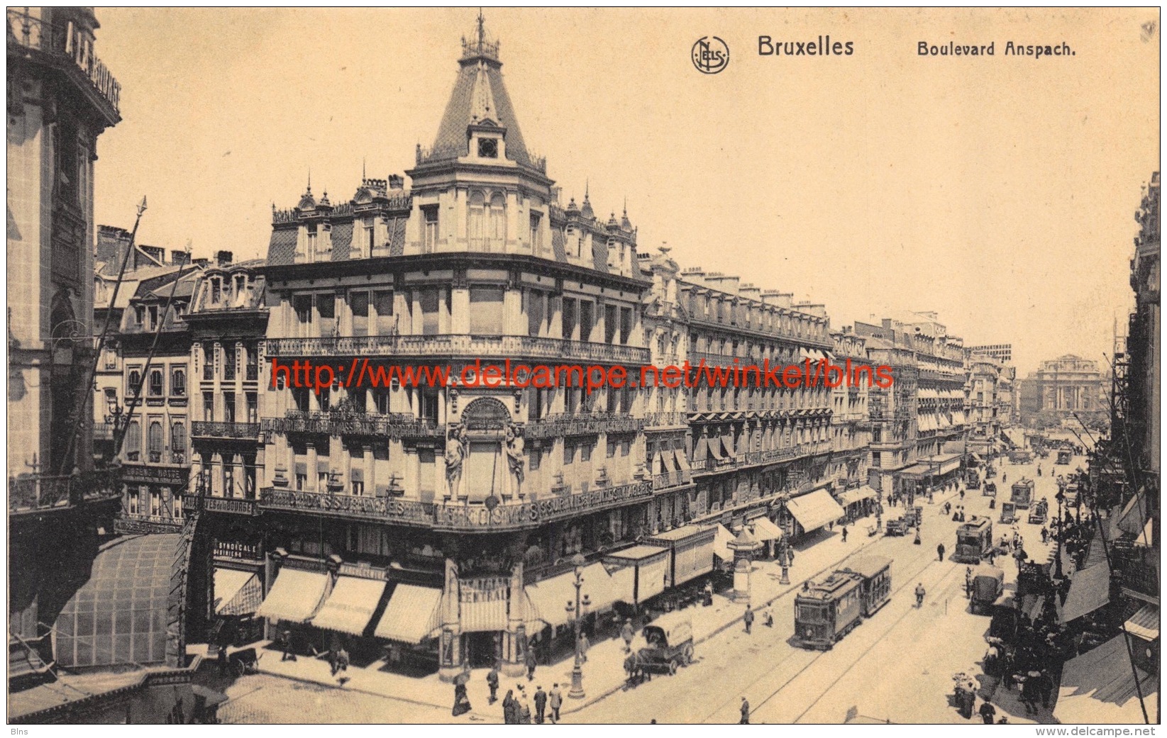 Boulevard Anspach - tram - Brussel Bruxelles
