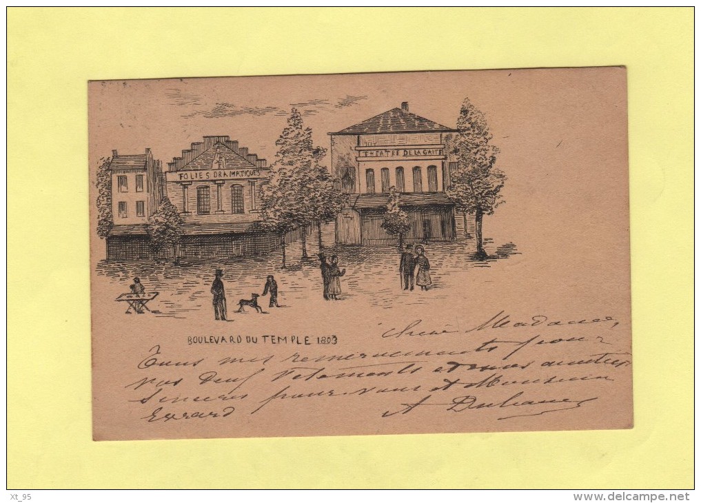Boulevard du temple 1803