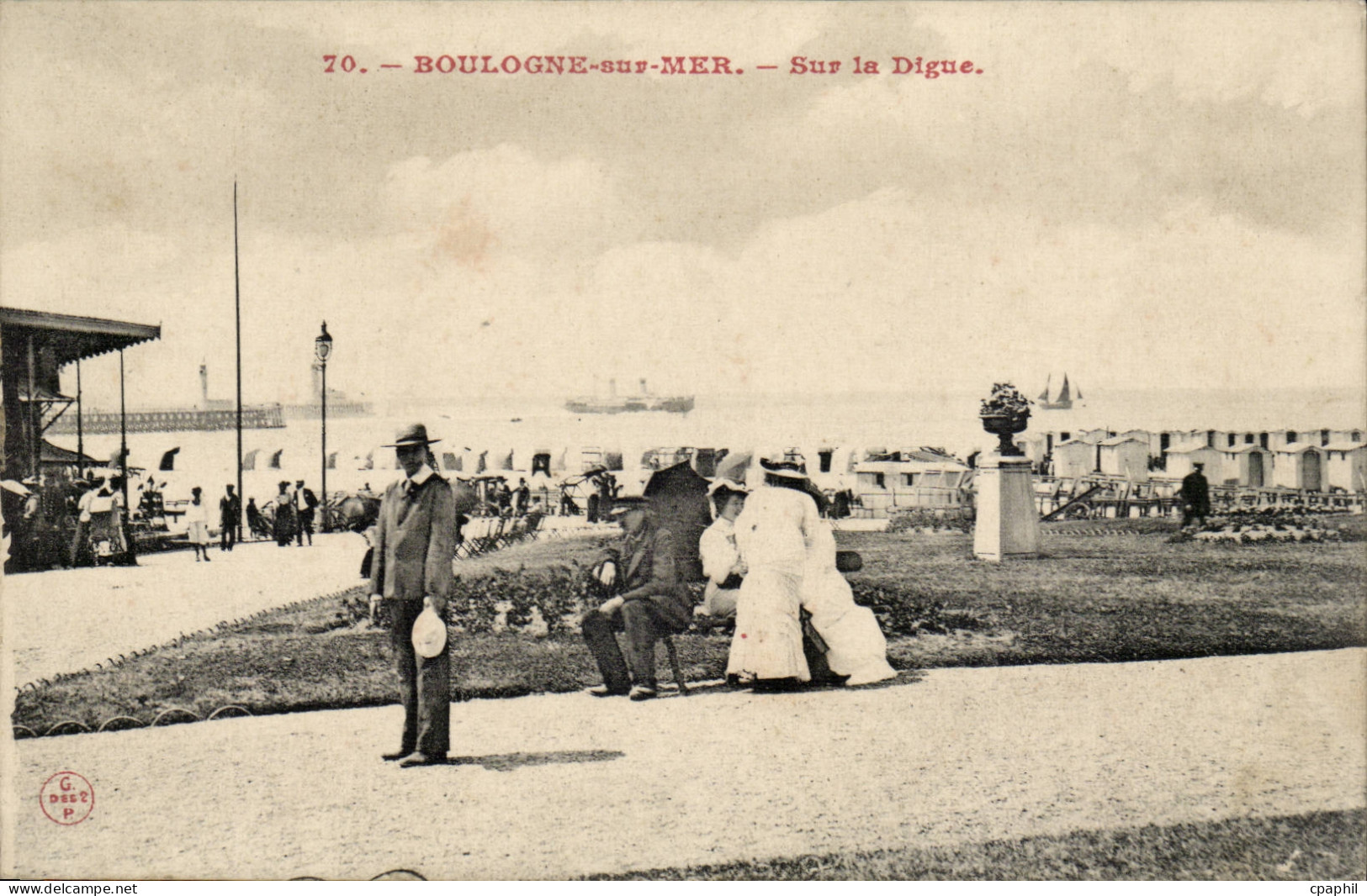 Boulogne sur Mer CPa Sur la digne
