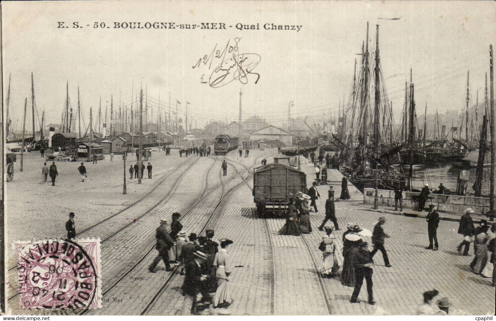 Boulogne sur Mer - Quai Chanzy - CPA