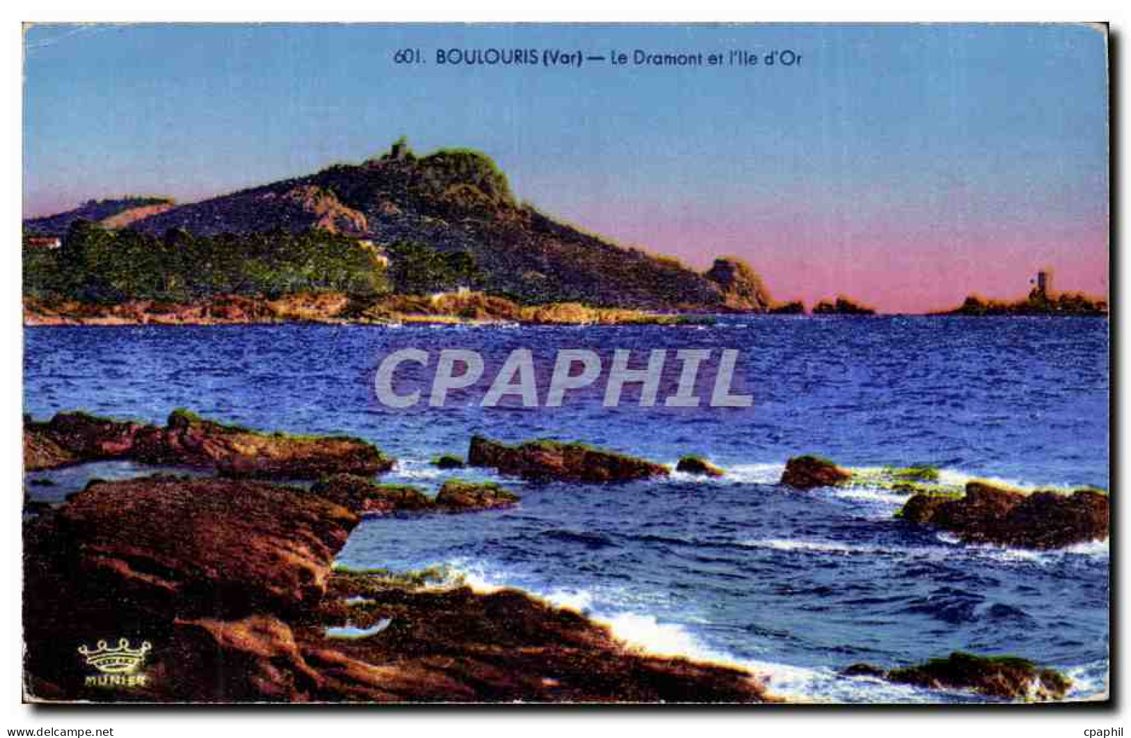 Boulouris CPA Le Dramont et l'ile d'or