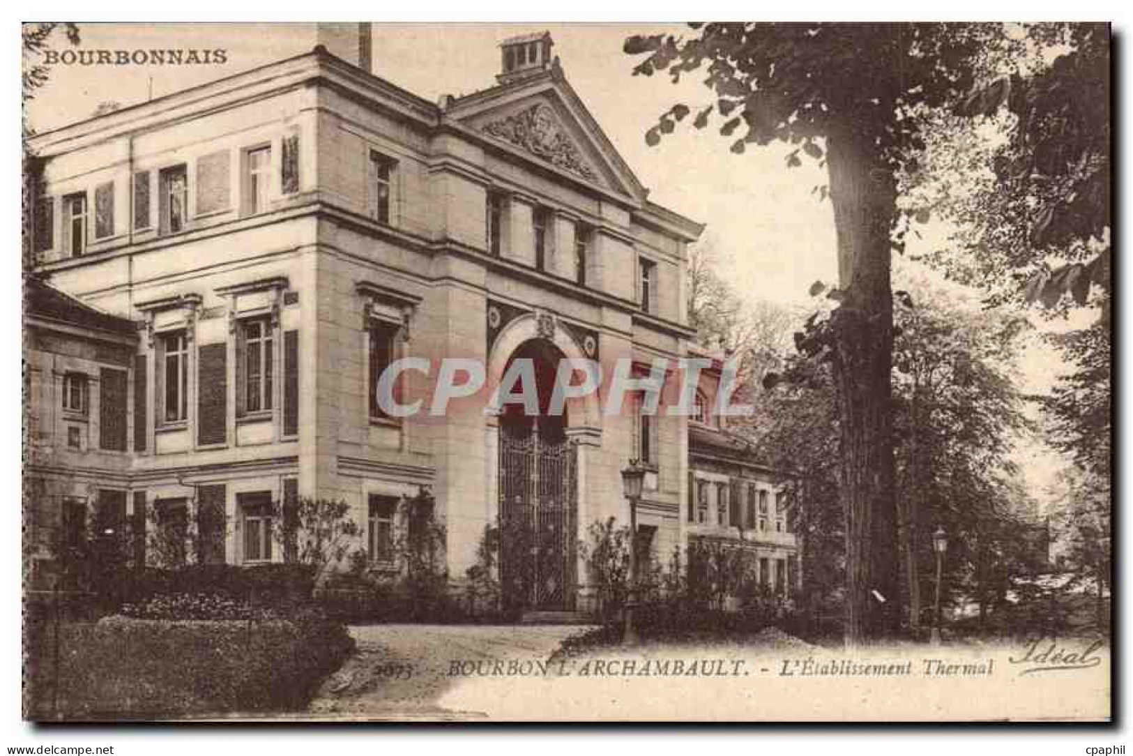 Bourbon l'archambault CPA L'etablissement thermal