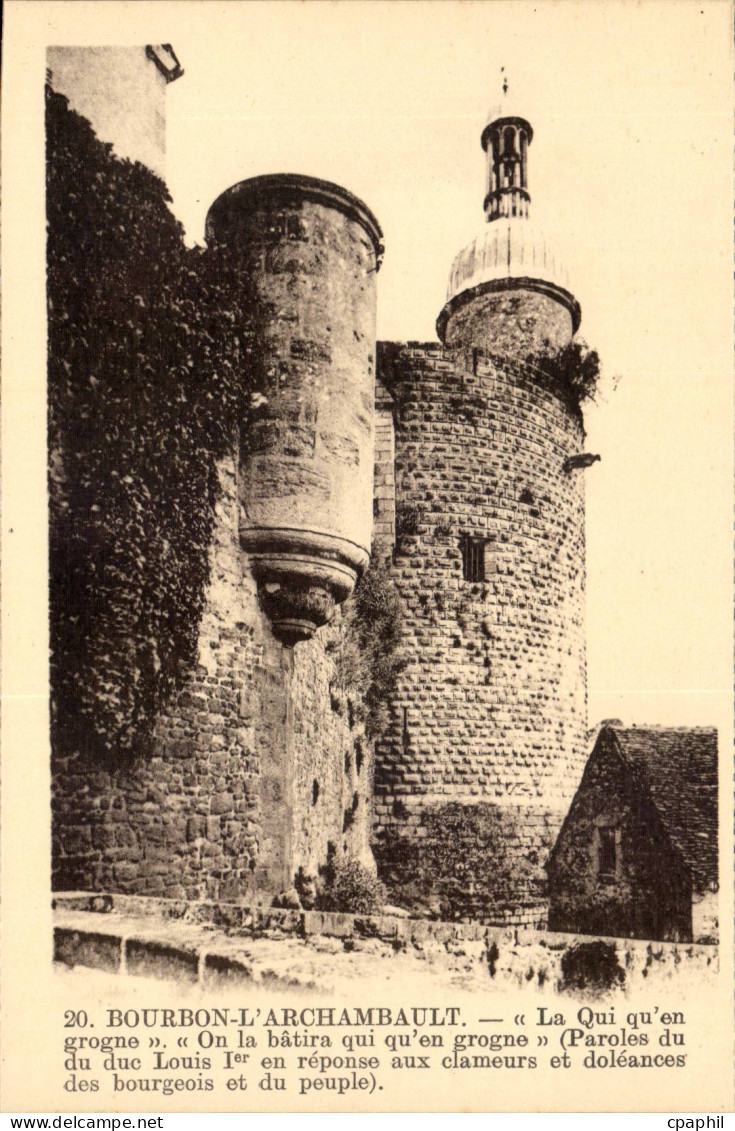 Bourbon - L'Archambault - Le Chateau - CPA