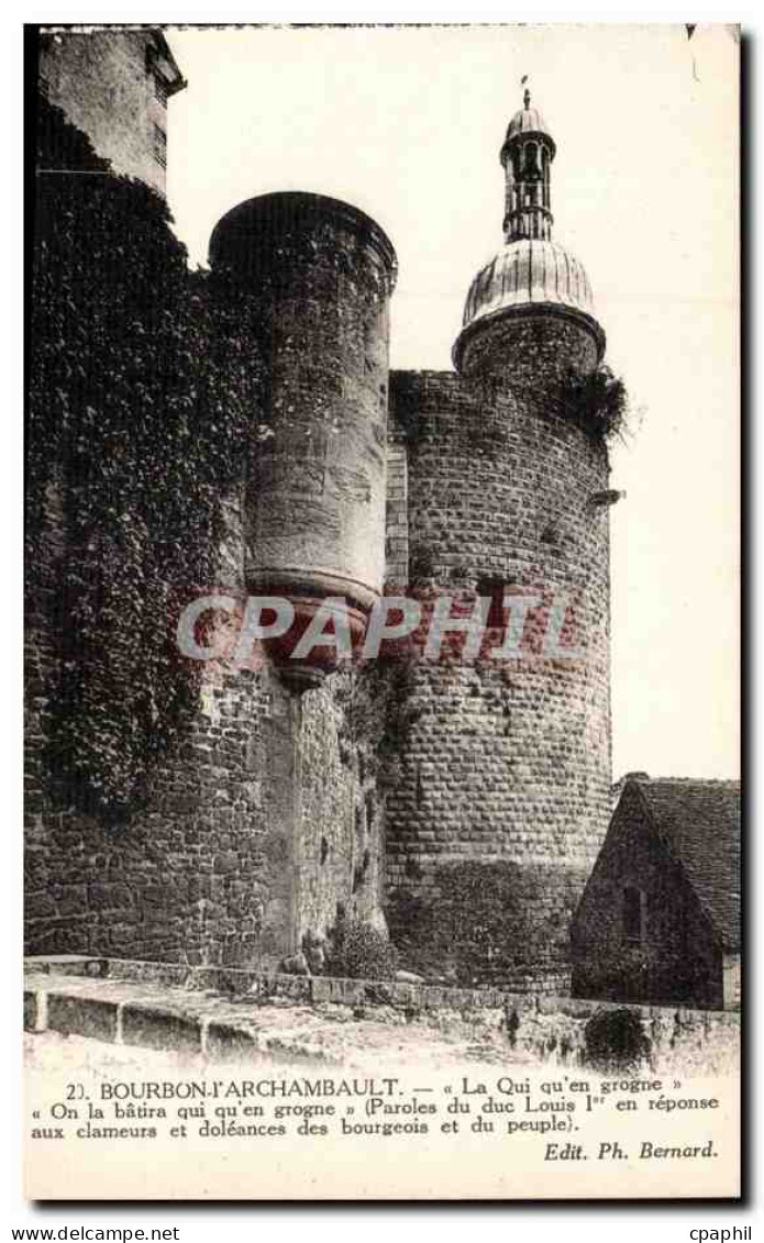 Bourbon l'Archambault - Le Chateau CPA