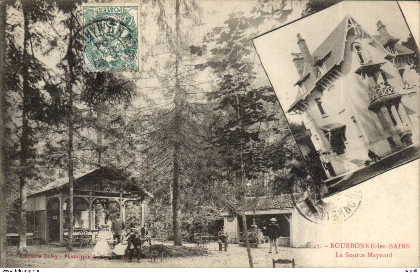 Bourbonne les Bains CPA La source Maynard