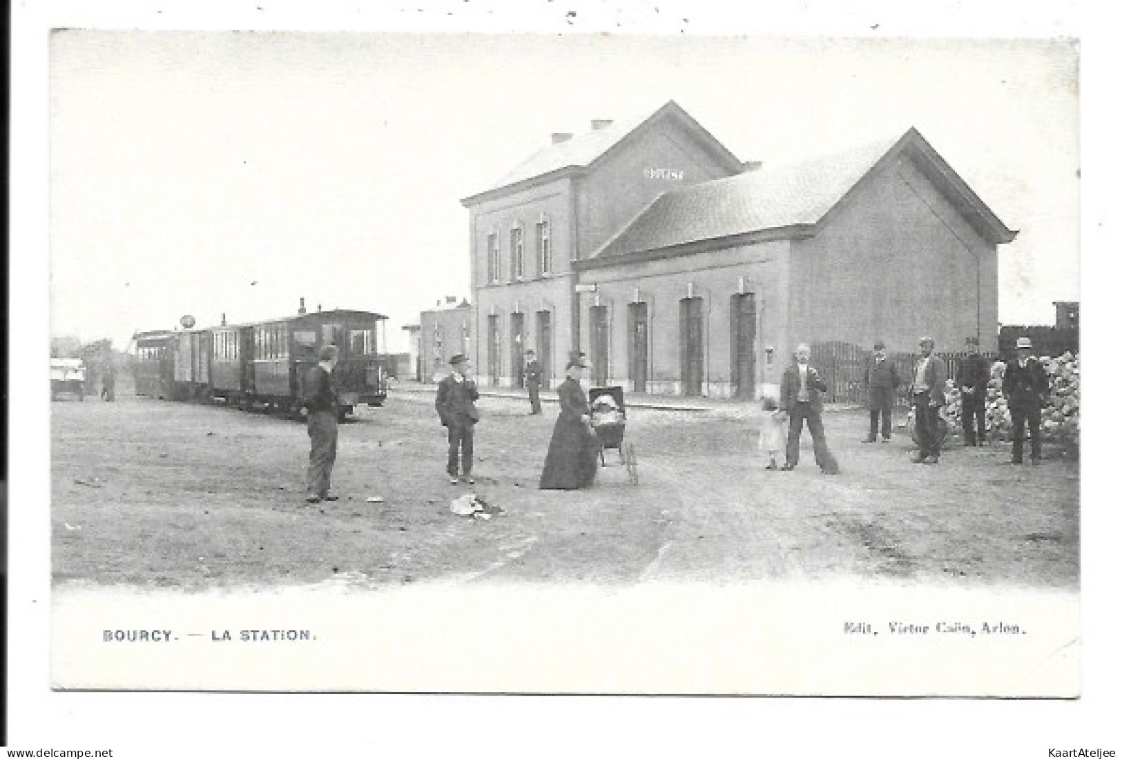 Bourcy - La Station - Stoomtram !!!!!