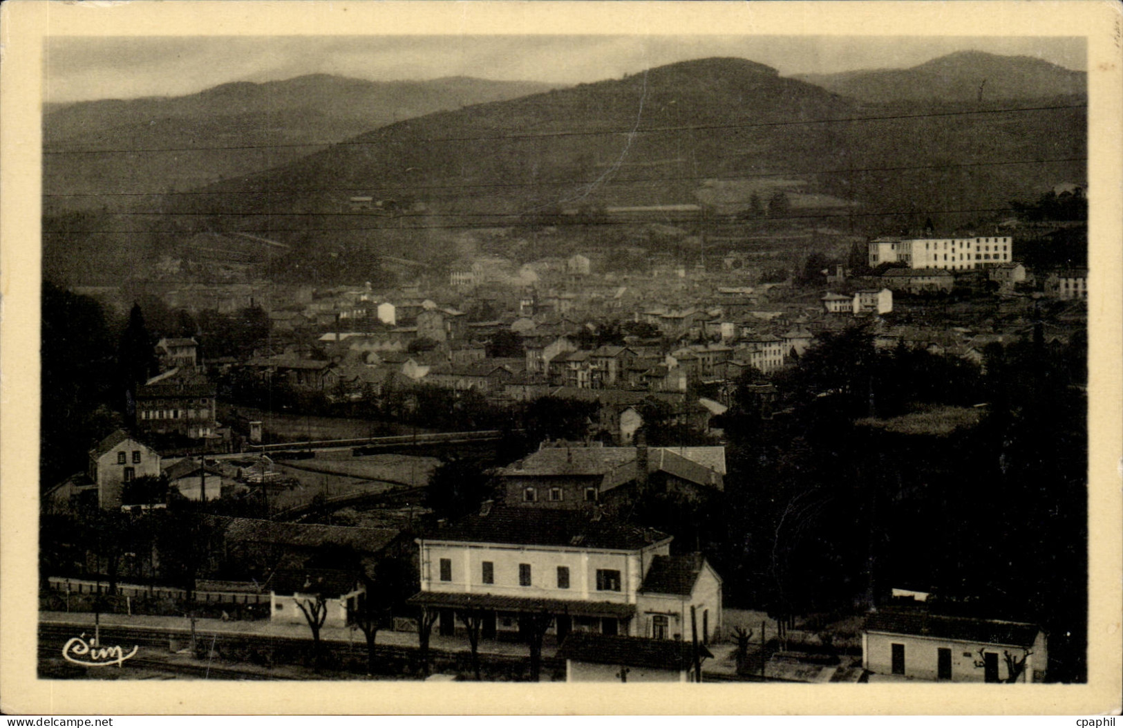 Bourg - Argental - Vue Generale - CPA