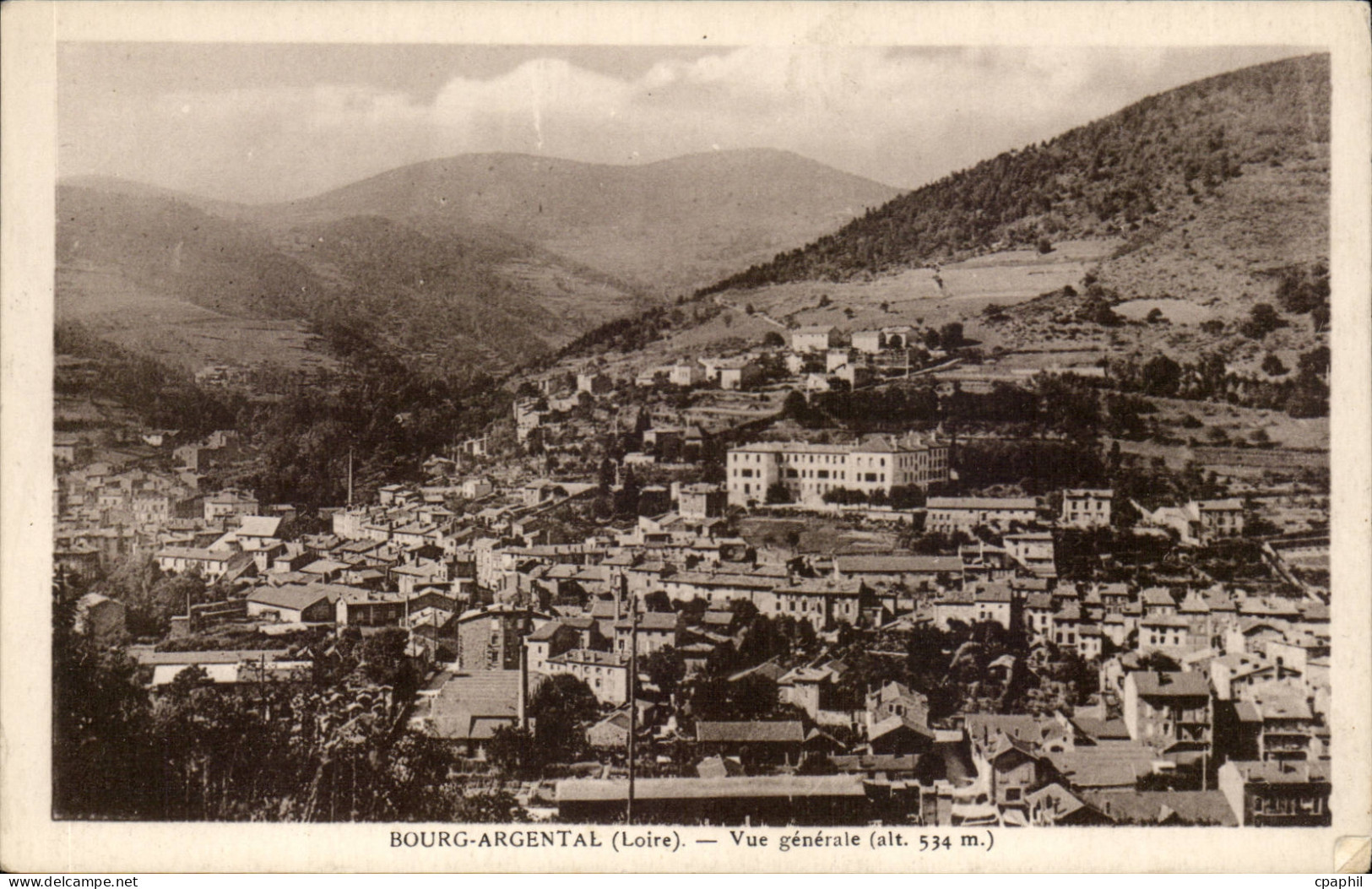 Bourg - Argental - Vue Generale - CPA
