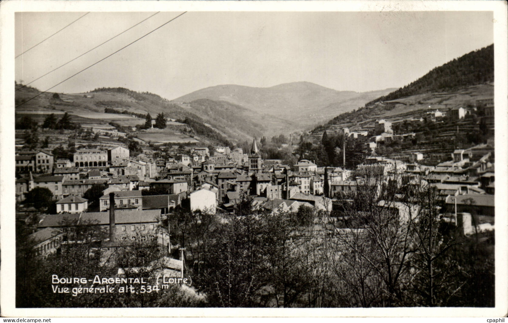 Bourg - Argental - Vue Generale - CPA
