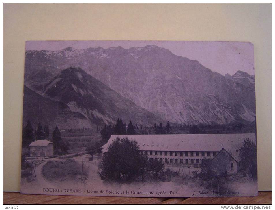 BOURG-D'OISANS (ISERE) LES METIERS. USINE DE SOIERIE ET LE CORNILLON
