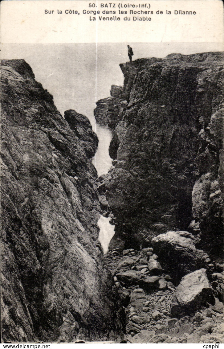 Bourg de Batz - La Venelle du Diable - CPA