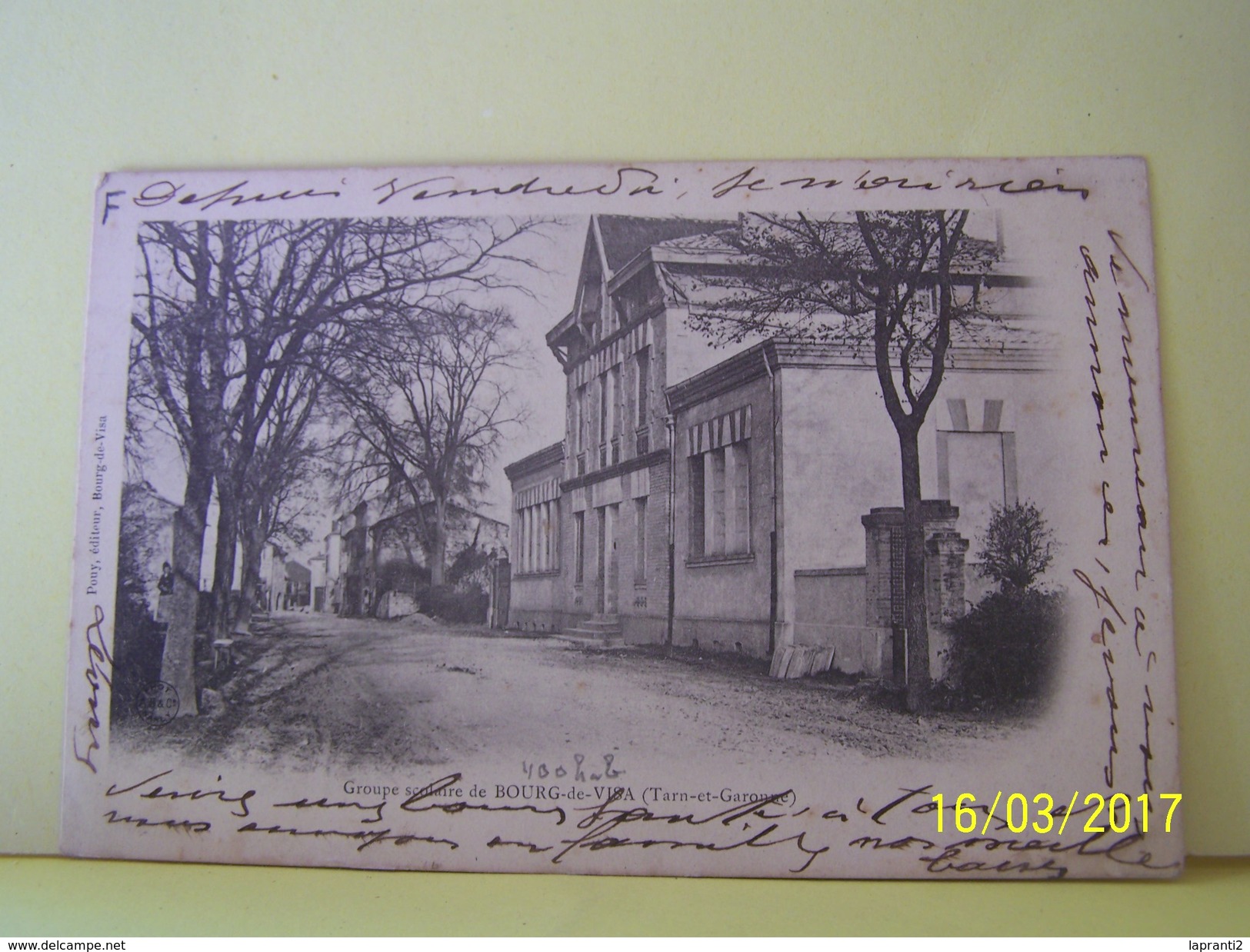 BOURG-DE-VISA (TARN ET GARONNE) LES ECOLES. GROUPE SCOLAIRE.
