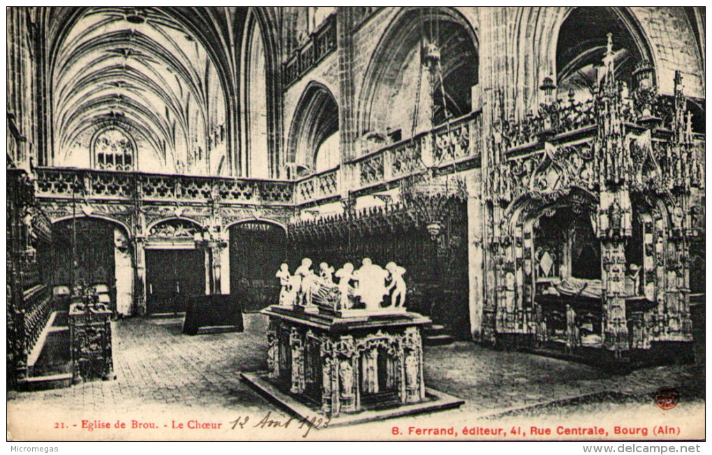 BOURG - Eglise de Brou - Le Choeur