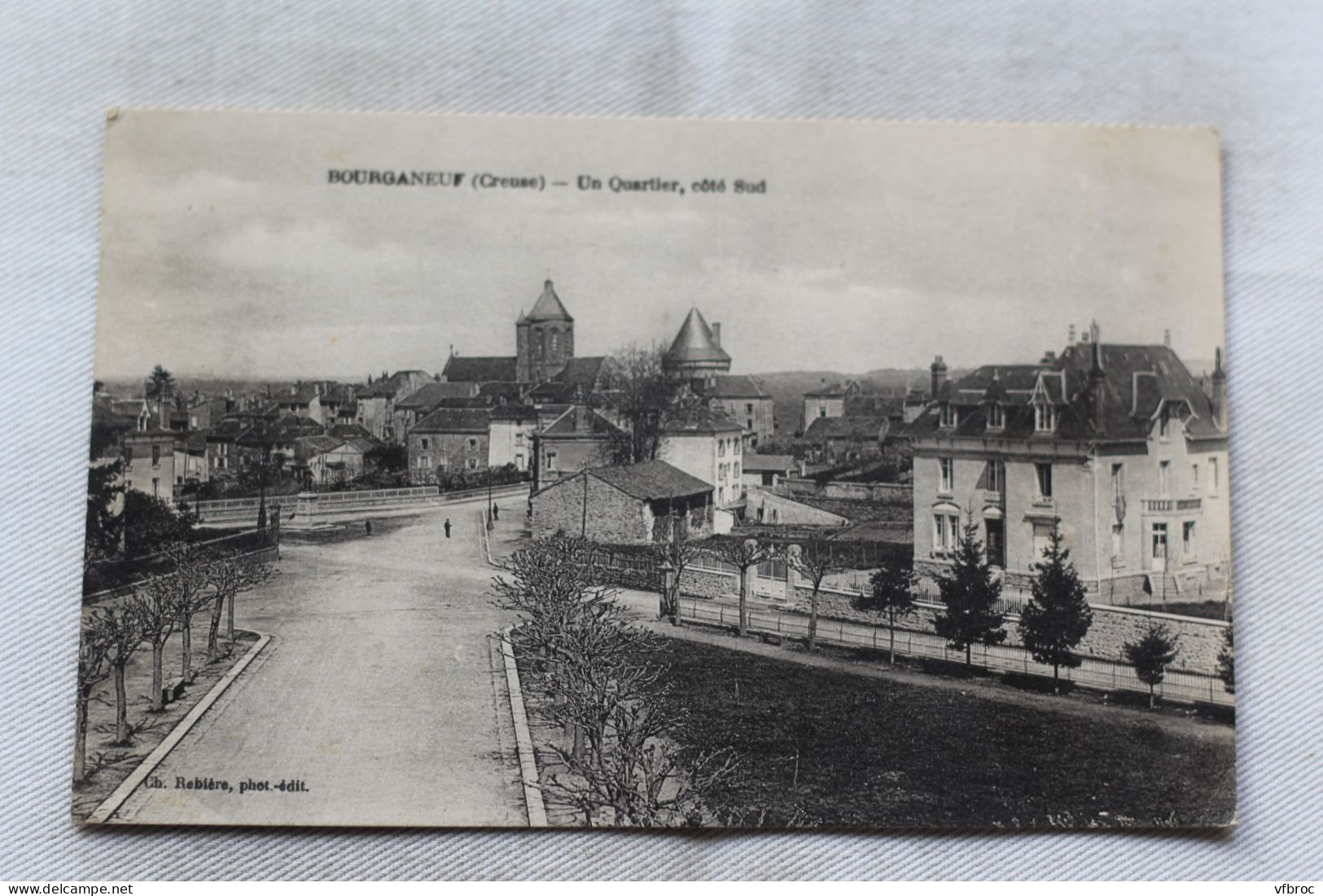 Bourganeuf, un quartier, côté Sud, Creuse 23