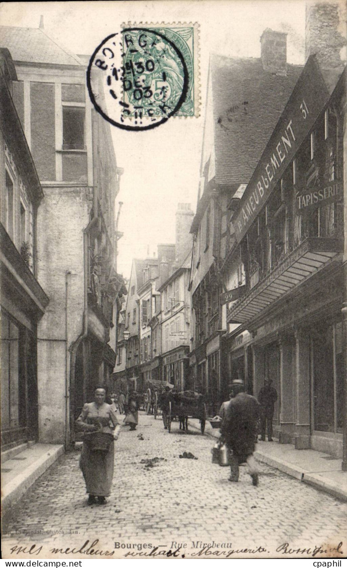 Bourges - Rue Mirabeau - CPA