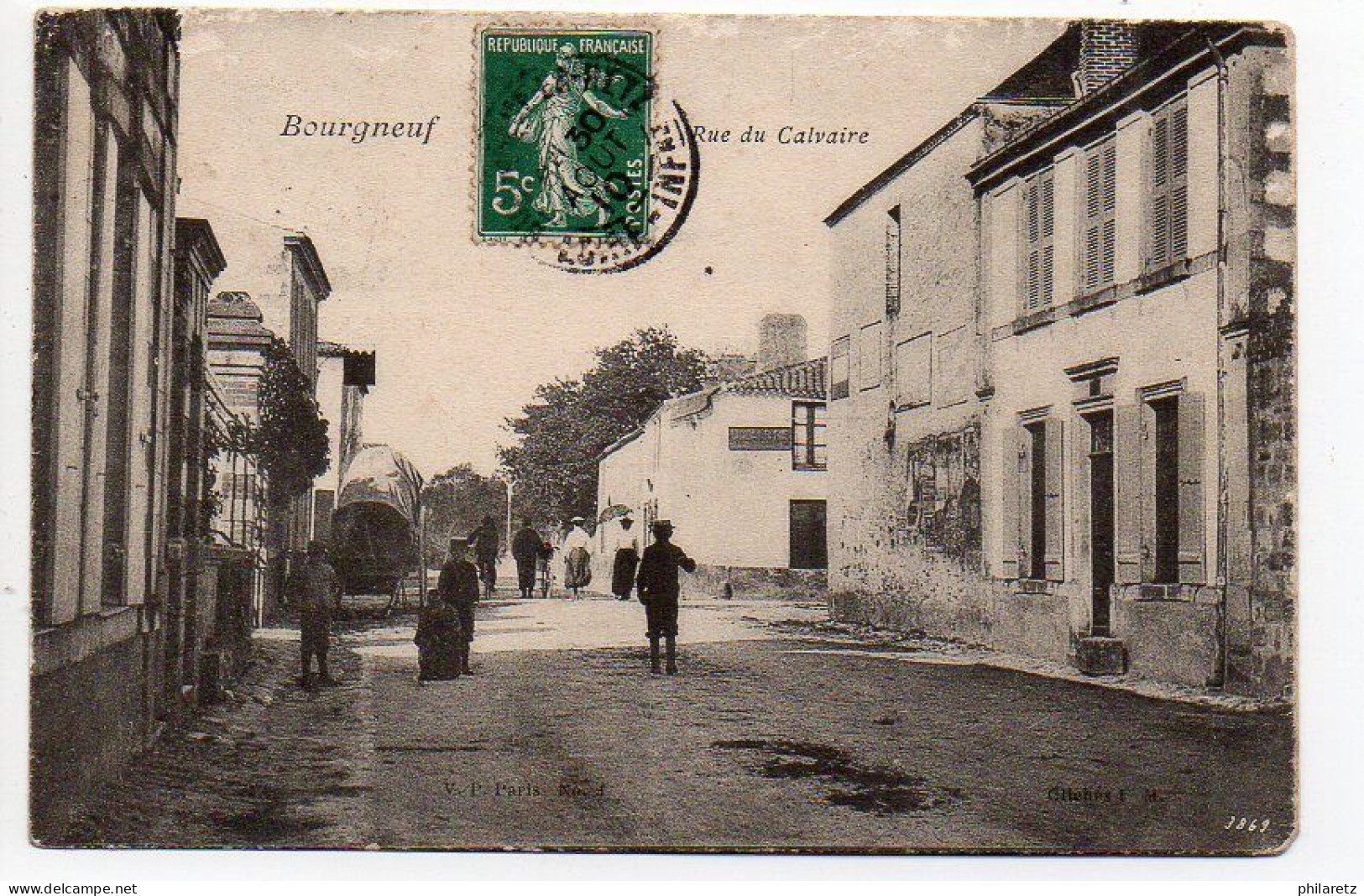 Bourgneuf en Retz : Rue du calvaire