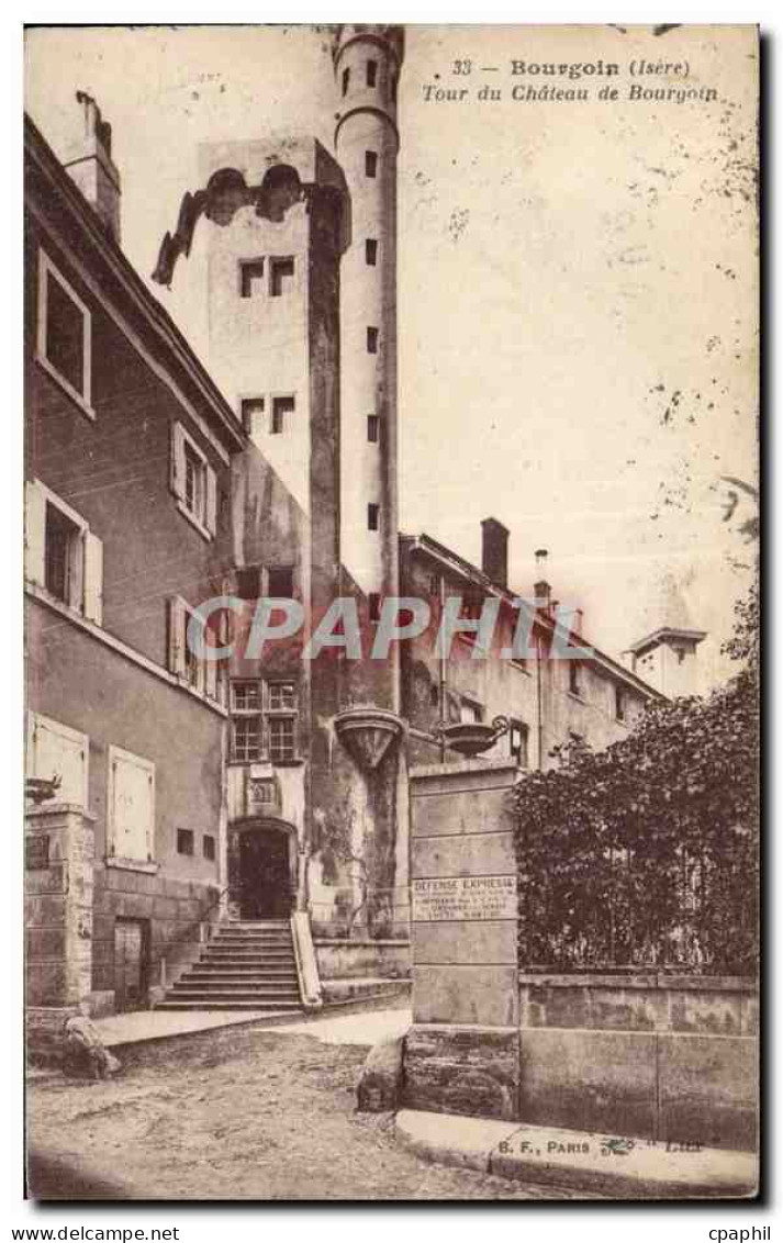 Bourgoin - Tour du Chateau - CPA