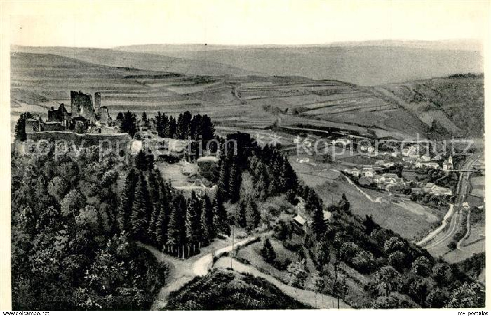 Bourscheid Luxembourg Fliegeraufnahme avec Michelau