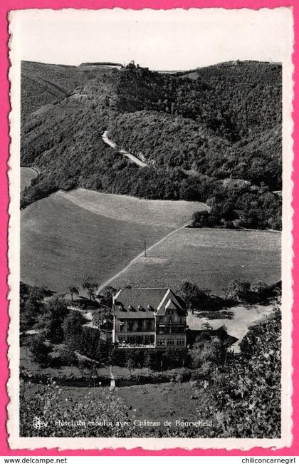 Cp Dentelée - Hôtel du Moulin ( Propr. Vve KREMER ) avec Château de Bourscheid - NELS - THILL - Photo PAUL FEIDER