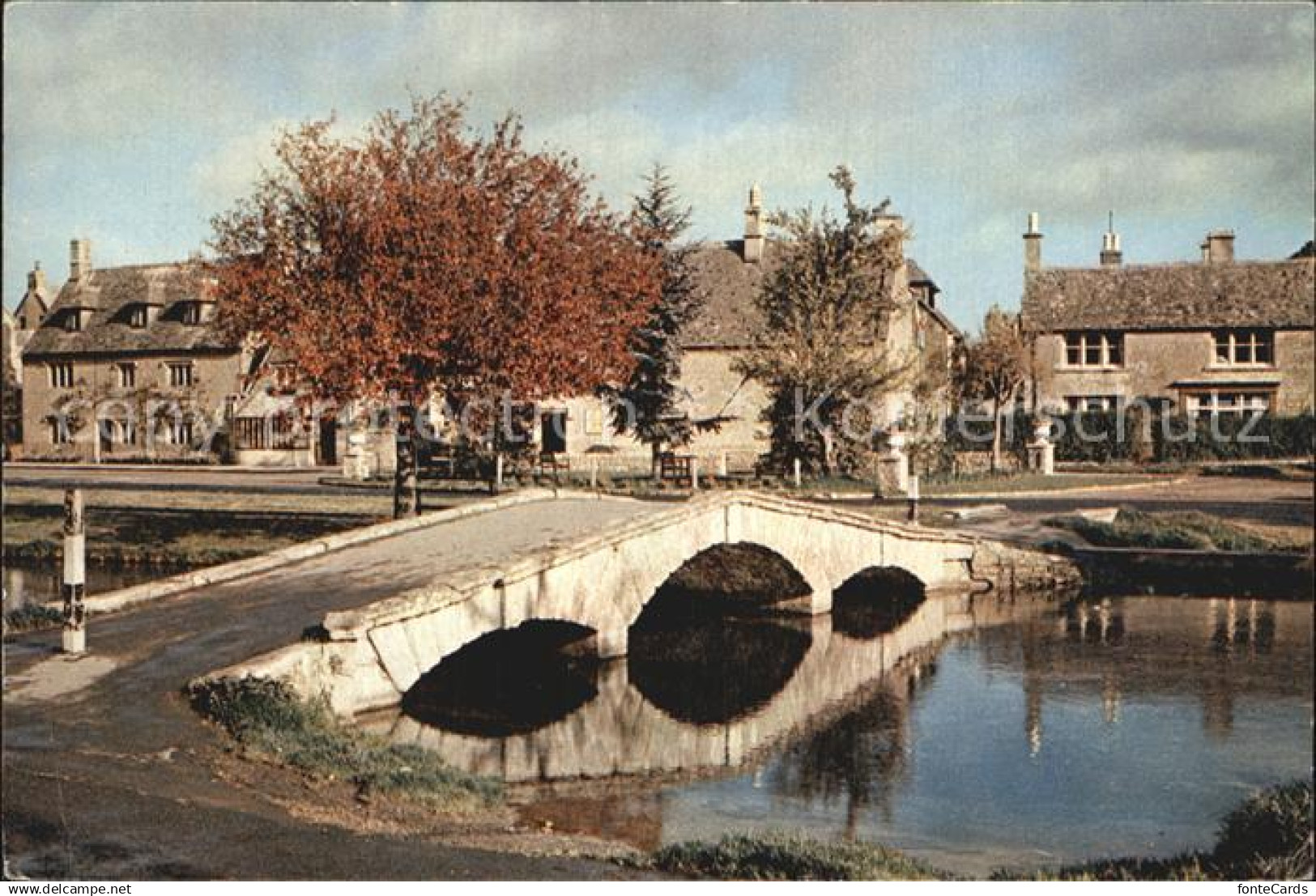 Bourton-on-the-Water Gloucestershire River Windrush Stone Bridges