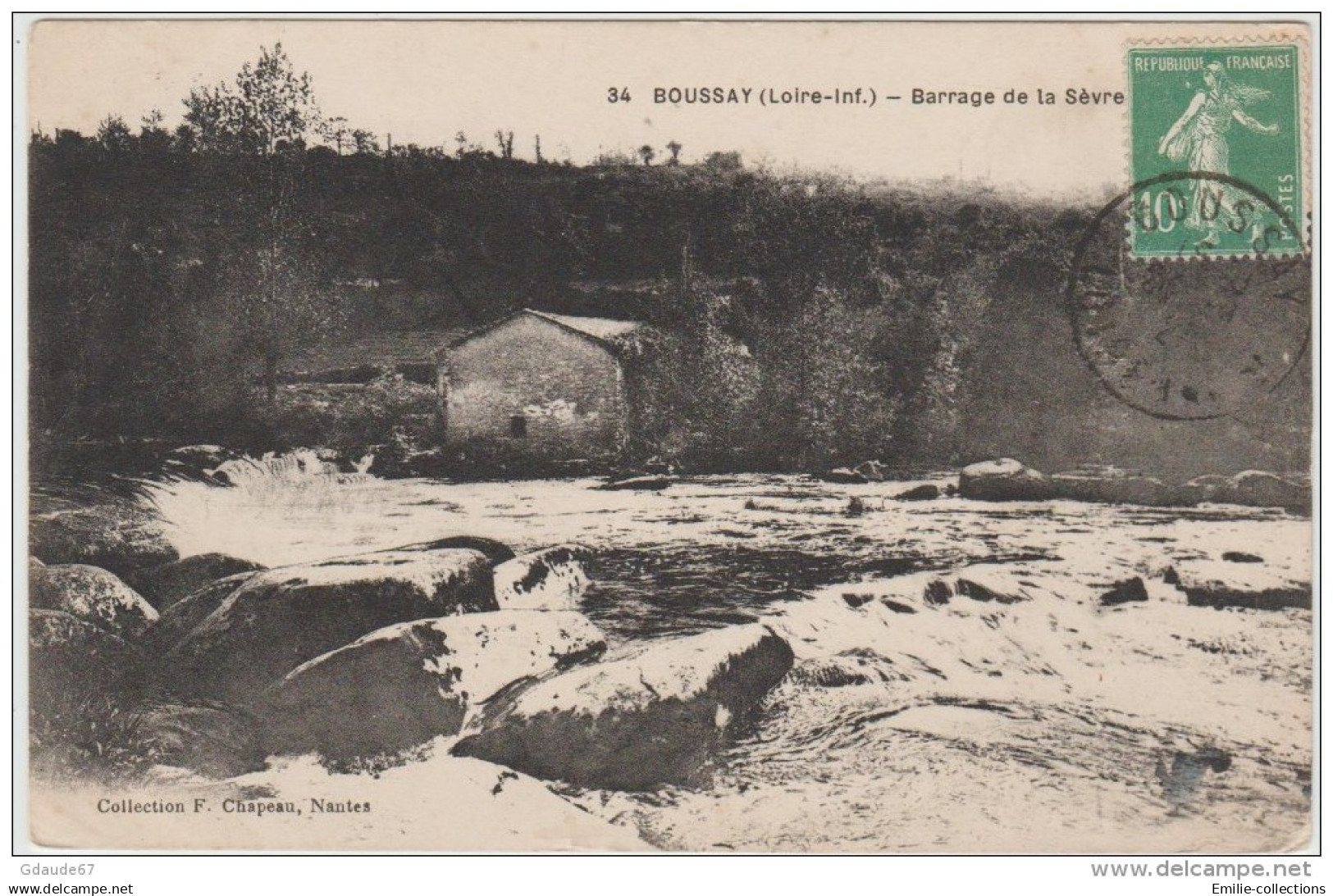 BOUSSAY (44) - BARRAGE DE LA SEVRE