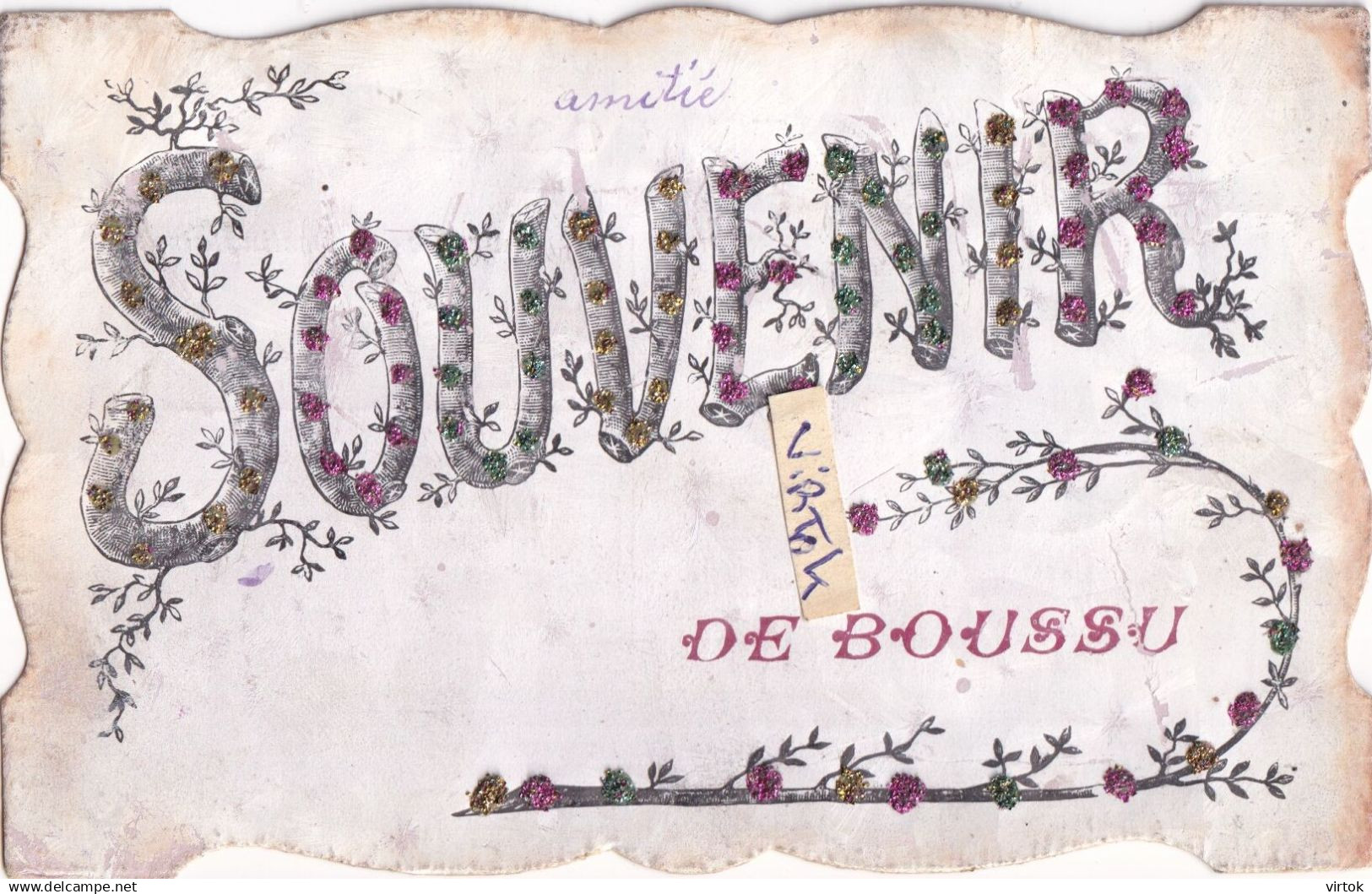 BOUSSU :  souvenir  ( ecrit  1907 )