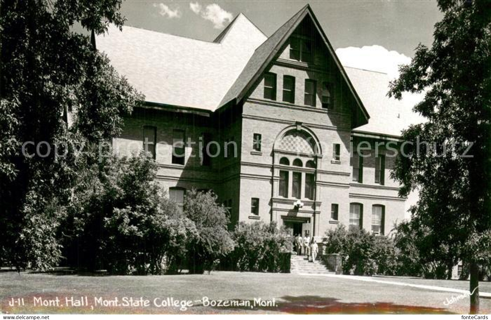 Bozeman Montana Mont Hall Mont-State College
