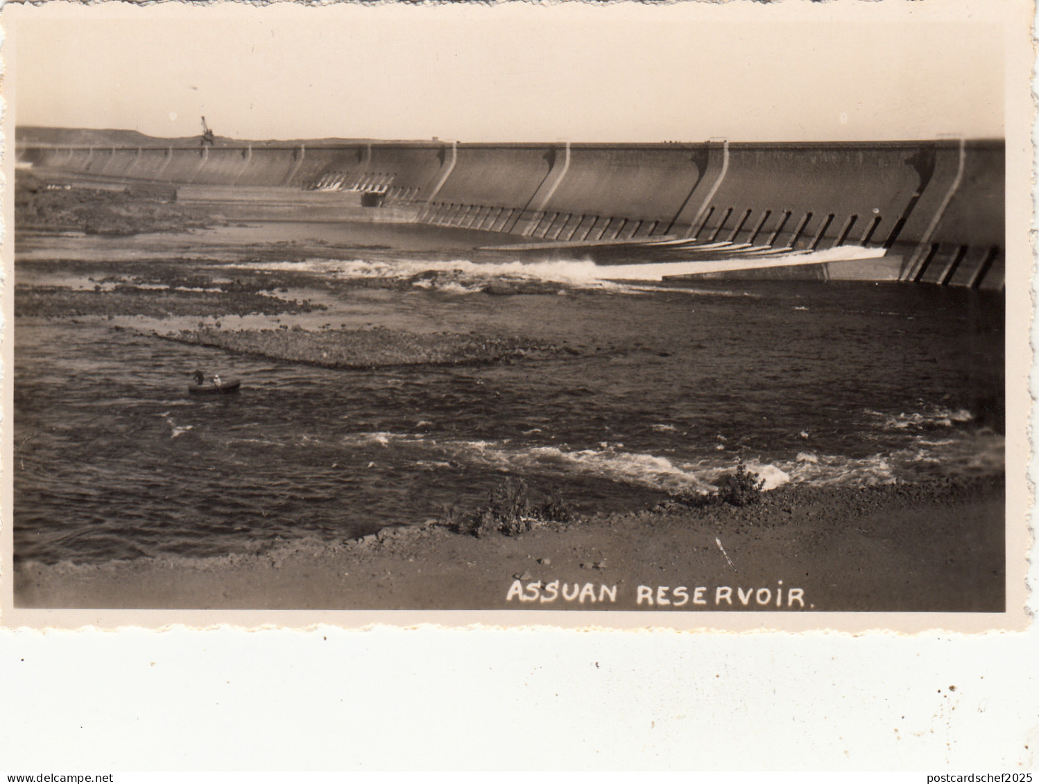 BR100948 assuan reservoir assouan egypt africa  real photo Aswan