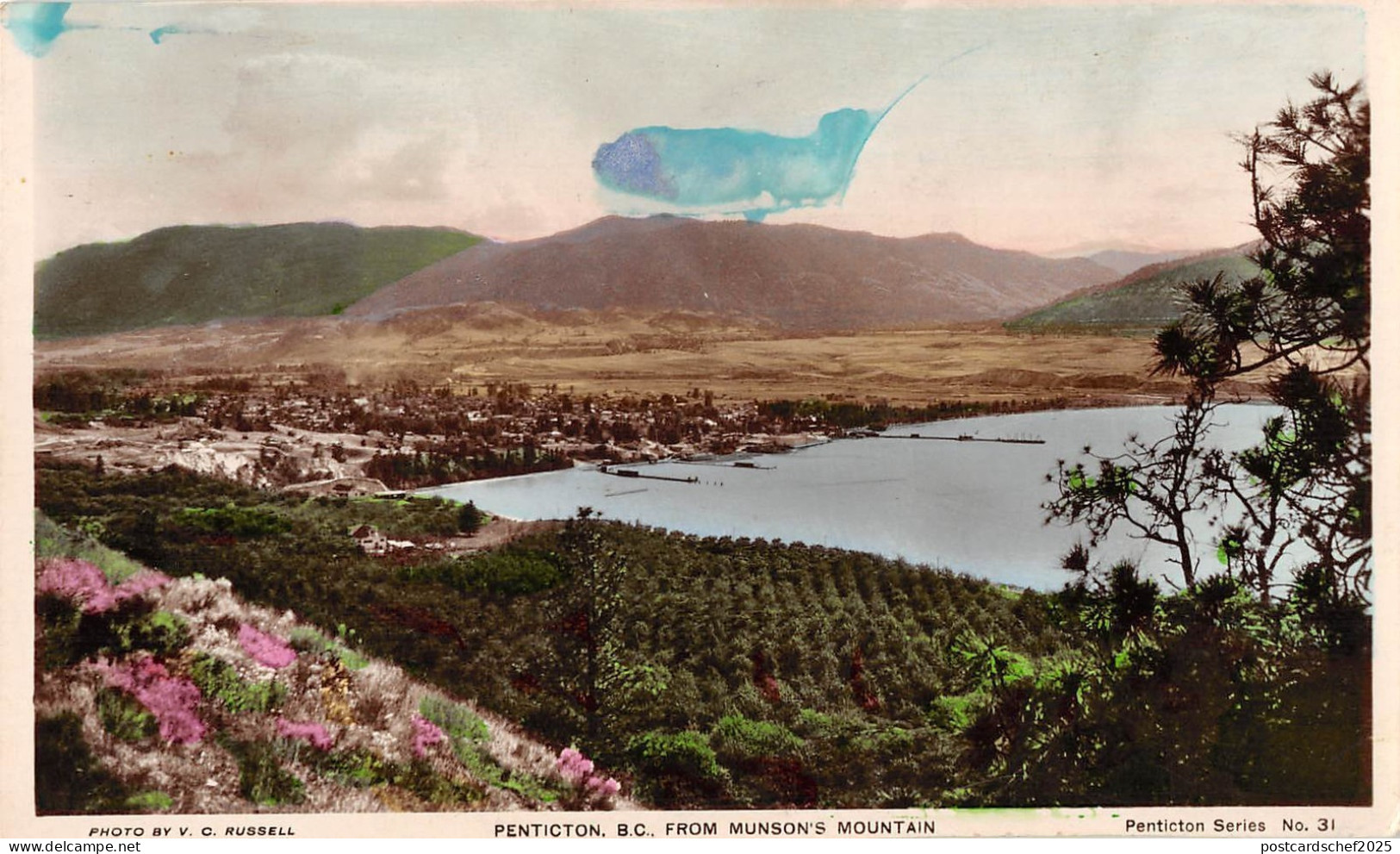 BR101287 penticton b c from munson s mountain canada
