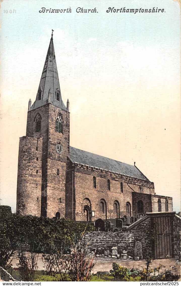 BR101358 brixworth church northamptonshire  uk