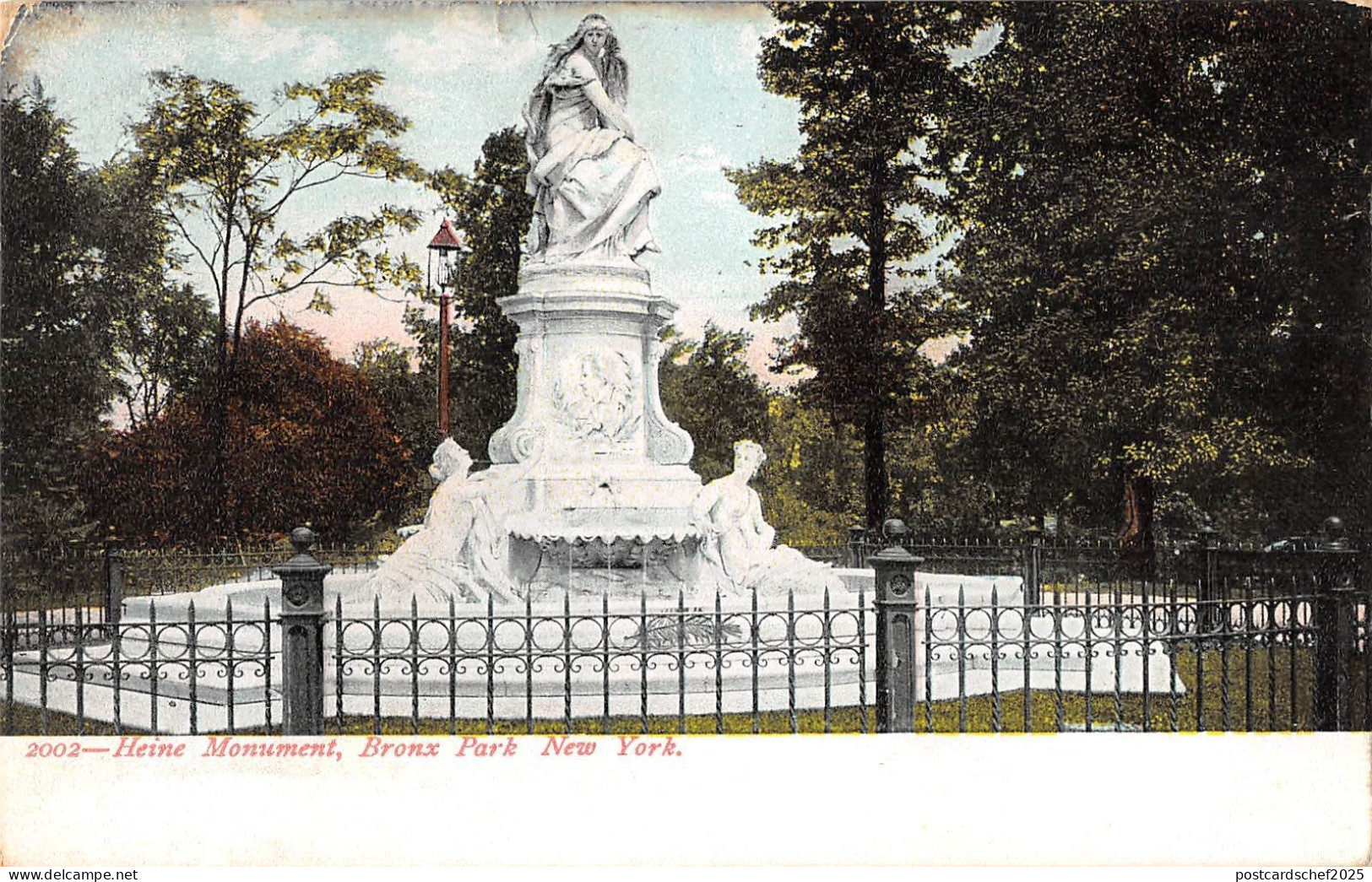 BR103023 heine monument bronx park new york   usa