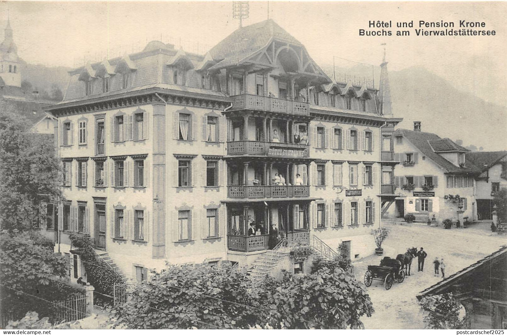 br104005 hotel und pension krone  switzerland Luzern Lucerna