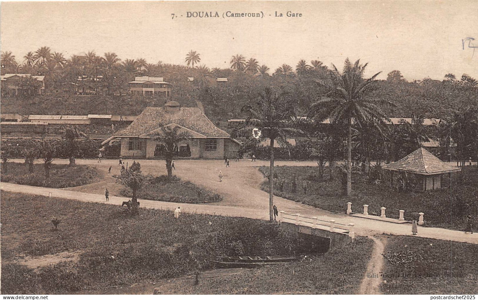 br104331 douala la gare africa cameroun camerun railway station train