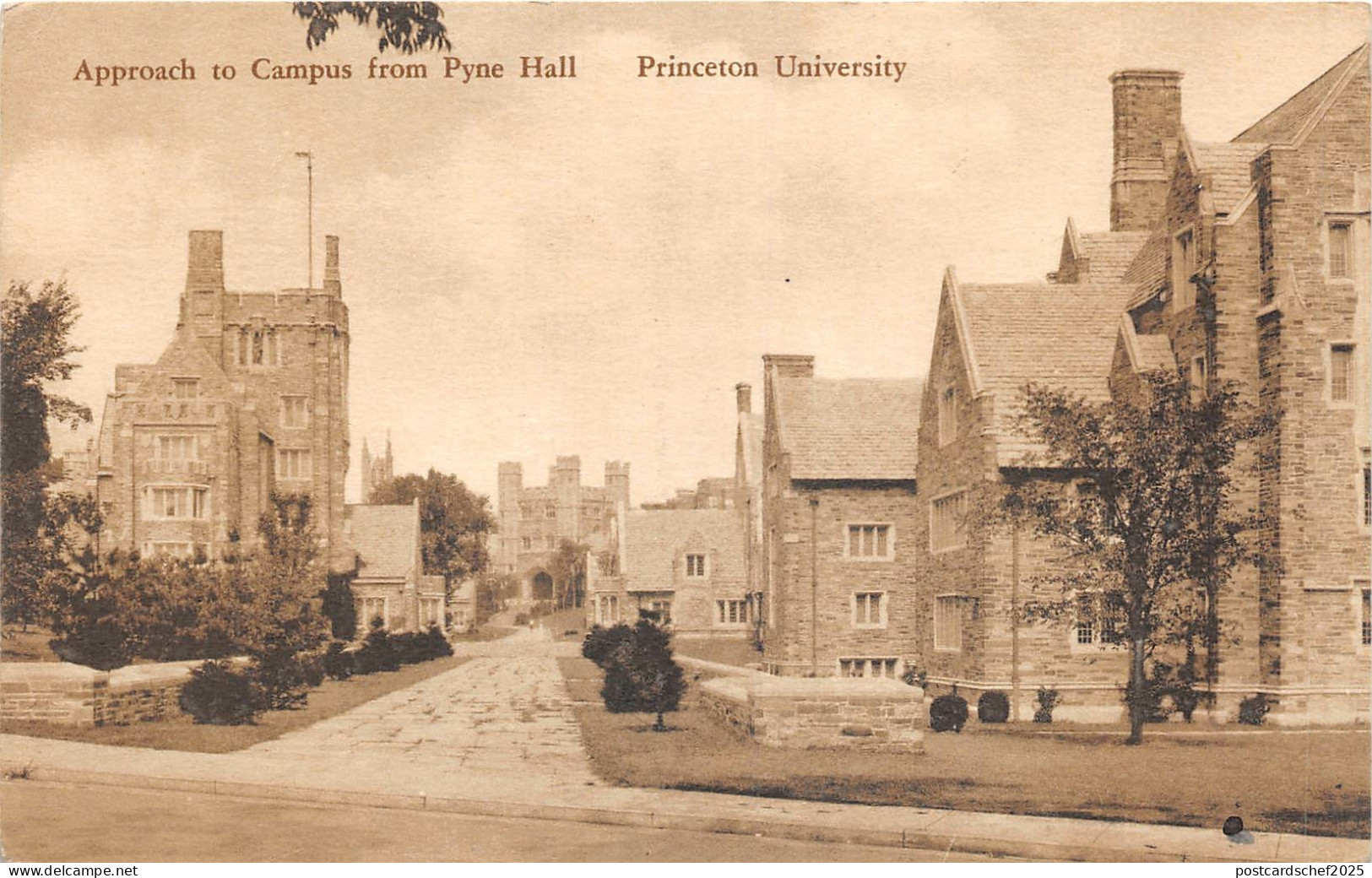 br104579 approach to campus from pyne hall princeton university usa