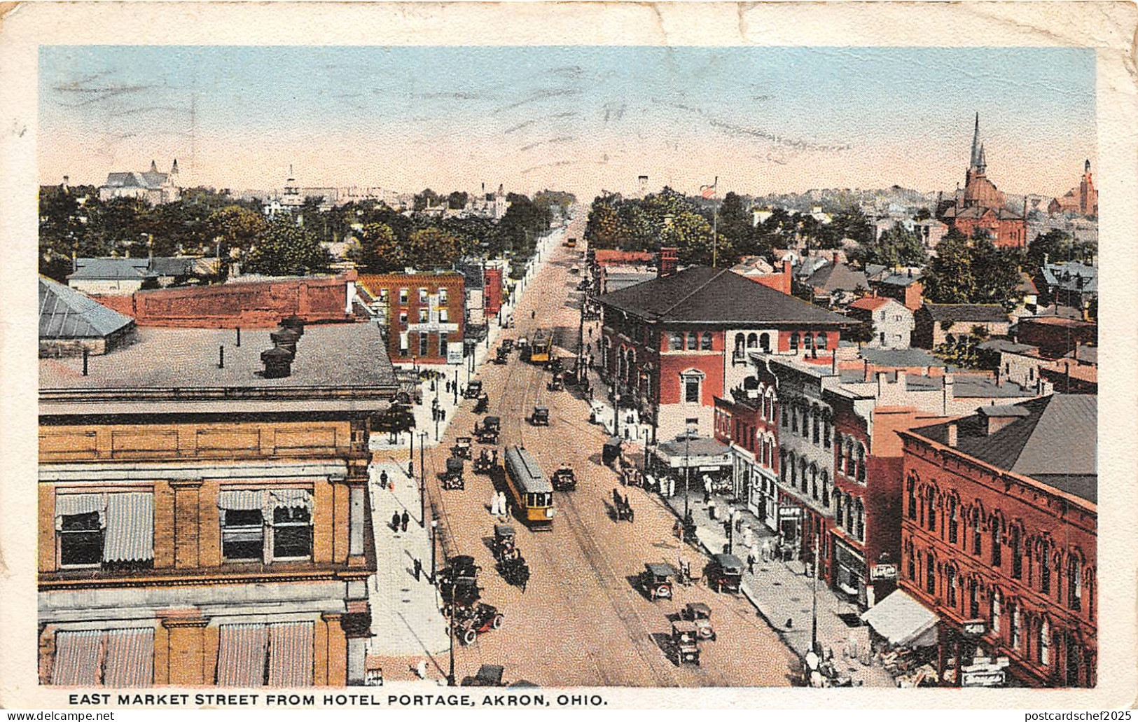 br104619 east market street from hotel  portage akron ohio usa