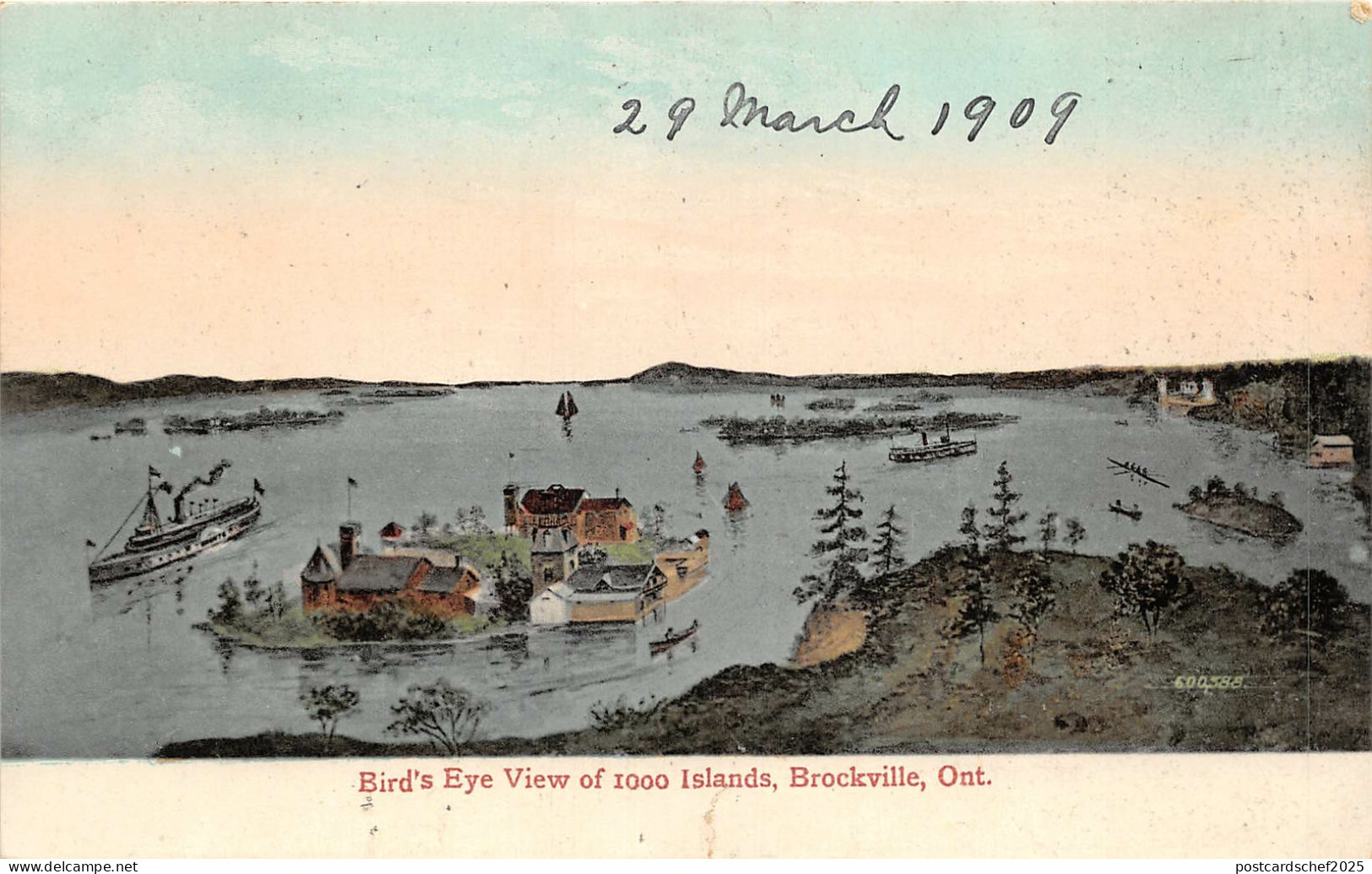 br105557 brids eye view of 1000 islands brockville ontario canada